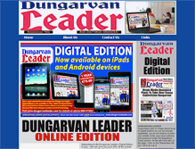 Tablet Screenshot of dungarvanleader.com